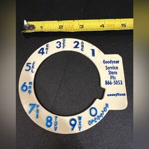 Vintage Goodyear Phone Dialer Promo